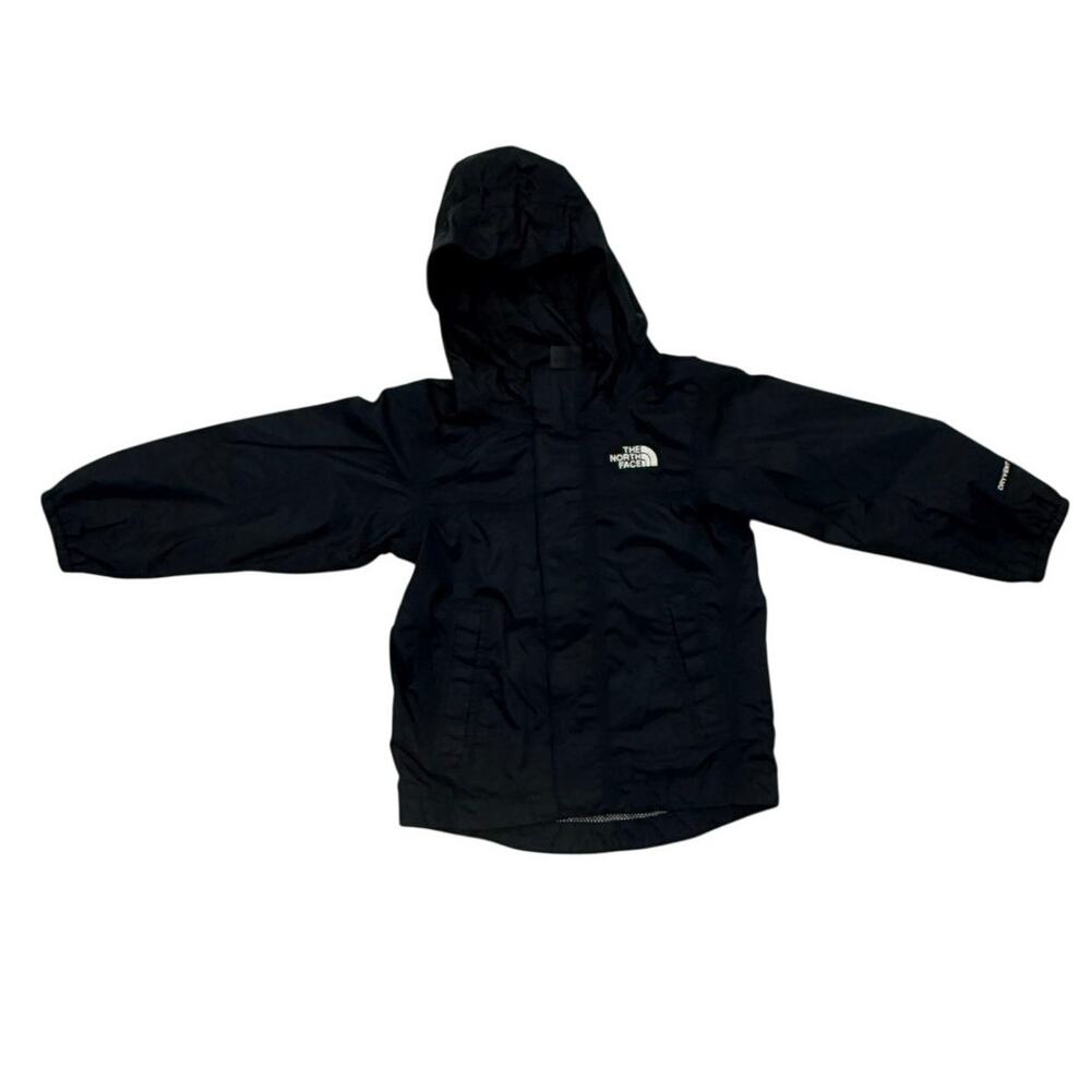 The North Face Toddler 2T Black Full Zip Hooded Fleece Jacket